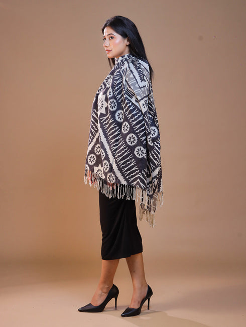 Women's Printed Wool Stole